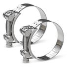 Braçadeira de mangueira T-Bolt AKIHISA 68-73 mm ID Range 304 em aço inoxidável Braçadeira de mangueira T-Bolt AKIHISA 68-73 mm ID Range 304 em aço inoxidável