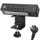 Braçadeira de mesa Power Strip VILONG com 18 W USB C 4 tomadas USB 3 AC