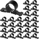 Braçadeira de suspensão de suportes de tubulação de 3/4 polegadas Black Briwooody x50 Braçadeira de suspensão de suportes de tubulação de 3/4 polegadas Black Briwooody x50