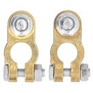 Braçadeira de terminal de bateria aqxreight Pure Copper 2 unidades
