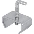 Braçadeira de trilho com estrutura de cama PRIME-LINE U9005, pacote com 2, estrutura de 2,5 cm