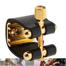 Braçadeira Em Couro Para Saxofone Soprano Ressonador Sax Pro