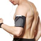 Braçadeira esportiva Ailzos Running para iPhone, Samsung Galaxy (M)