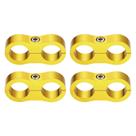 Braçadeira separadora de mangueiras HARFINGTON 10AN 19mm 3/4 ID Fuel Line