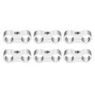 Braçadeira separadora de mangueiras HARFINGTON 6AN 14mm ID Fuel Line Silver