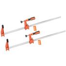 Braçadeiras de barra VEVOR com abertura de 24 cm, braçadeira F, travável, 600 libras de carga