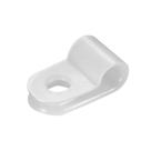 Braçadeiras de cabo Teansic R-Type Nylon 200 unidades brancas 5,3 mm
