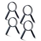 Braçadeiras de mangueira POWERTEC de 3 polegadas com laço duplo para coleta de poeira