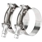 Braçadeiras de mangueira T-Bolt ISPINNER de aço inoxidável de 5 polegadas (133-141 mm) Braçadeiras de mangueira T-Bolt ISPINNER de aço inoxidável de 5 polegadas (133-141 mm)