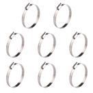 Braçadeiras de mangueira WINLONG em aço inoxidável SAE 56 76-102mm 8PK