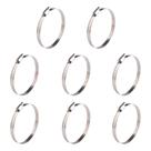Braçadeiras de mangueira WINLONG em aço inoxidável SAE 64 64-114mm (8PK)