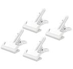 Braçadeiras de mola KAGYOKU de 4 polegadas, pacote com 4 unidades, brancas, pesadas Braçadeiras de mola KAGYOKU de 4 polegadas, pacote com 4 unidades, brancas, pesadas