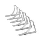 Braçadeiras de toalha de mesa em aço inoxidável Coghlan's, conjunto de 6