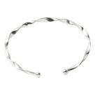 Bracelete Aberto Fio Torcido Com Detalhe Bolinha 4mm 4,5g Bracelete Aberto Fio Torcido Com Detalhe Bolinha 4mm 4,5g