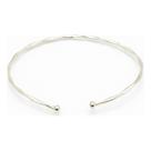 Bracelete Aberto Fio Torcido Com Detalhe Bolinha Casual 2mm Bracelete Aberto Fio Torcido Com Detalhe Bolinha Casual 2mm