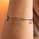 Bracelete Árvore da Vida em Aço Cirúrgico - Ajustável