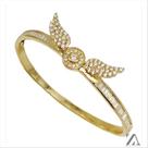 Bracelete Asas Micro Zircônia