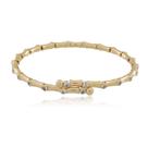 Bracelete banhado semi joias com zirconias