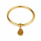 Bracelete Berloque de Lulu da Pomerânia - Banhado em Ouro 18k