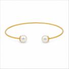 Bracelete Com Pérolas Banhado Ouro
