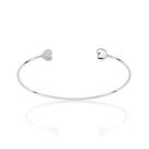 Bracelete coração de prata 925 BRANCO 850072 Rommanel Bracelete coração de prata 925 BRANCO 850072 Rommanel