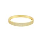 Bracelete Cravejado Largo - Banhado em Ouro 18k