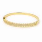 Bracelete Cravejado Micro Zircônias - Banhado em Ouro 18k Bracelete Cravejado Micro Zircônias - Banhado em Ouro 18k
