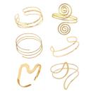 Bracelete de braço Arm Cuff ItsStarred Minimalist Gold x6