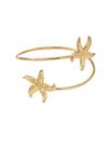 Bracelete de braço MakeMeChic dourado com estrela, modelo aberto, tamanho único