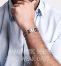 Bracelete de Cobre Puro Masculino com Imãs de Neodímio