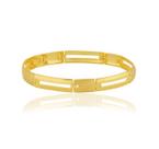 Bracelete de Ouro 18K Ouro Liso