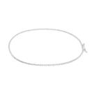 Bracelete De Prata 925 Unissex Minimalista Maciço Joia pura