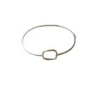 Bracelete destaque Quadrado em Prata 925