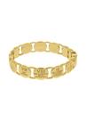 Bracelete Dez Mandamentos Dourado 68 mm