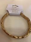 Bracelete dourado duplo Bracelete dourado duplo