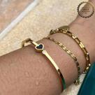 Bracelete Dourado Love - Aço Inox