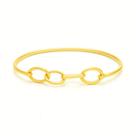 Bracelete Elos Dourados - Banhado em Ouro 18k