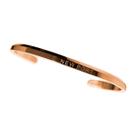 Bracelete Feminina Pulseira Aço Banhado Rosê New Port