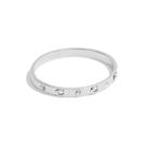 Bracelete feminino Bracelet Coach Signature C com dobradiças