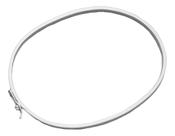Bracelete Feminino Fio Quadrado 2,4mm Prata 925 Italiana