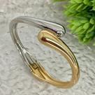 Bracelete Feminino Mistura Banho Gota Ouro Prata Ajustável