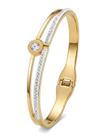 Bracelete Feminino Pulseira Premium em Aço Banhado em Ouro 18k