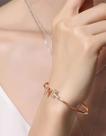 Bracelete Feminino Strass Pérola Pulseira Aberta Joia Luxo