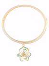 Bracelete Flor Esmaltada Bracelete Flor Esmaltada