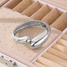 Bracelete Gota Dourado ou Prata com Banho de Verniz