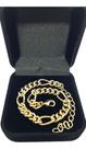 Bracelete Idêntica A Ouro Elo Gourmet 5mm Banhada a Ouro Bracelete Idêntica A Ouro Elo Gourmet 5mm Banhada a Ouro