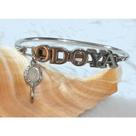 Bracelete Iemanja Rainha Mar Prateado Umbanda Candomblé