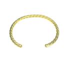 Bracelete INFINITE punho banhado a ouro 18k pulseira feminina