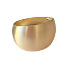 Bracelete Largo Acetinado Dourado ou Prata -