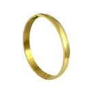 Bracelete Liso 8mm - Banhado a Ouro 18k